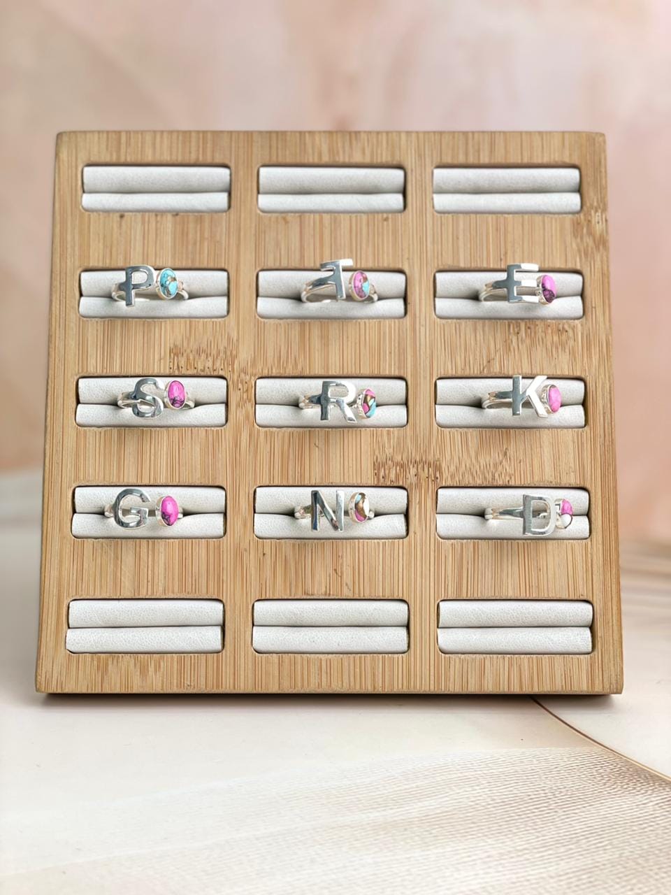 Dainty Initial Floater Rings-Rings-Krush Kandy, Women's Online Fashion Boutique Located in Phoenix, Arizona (Scottsdale Area)