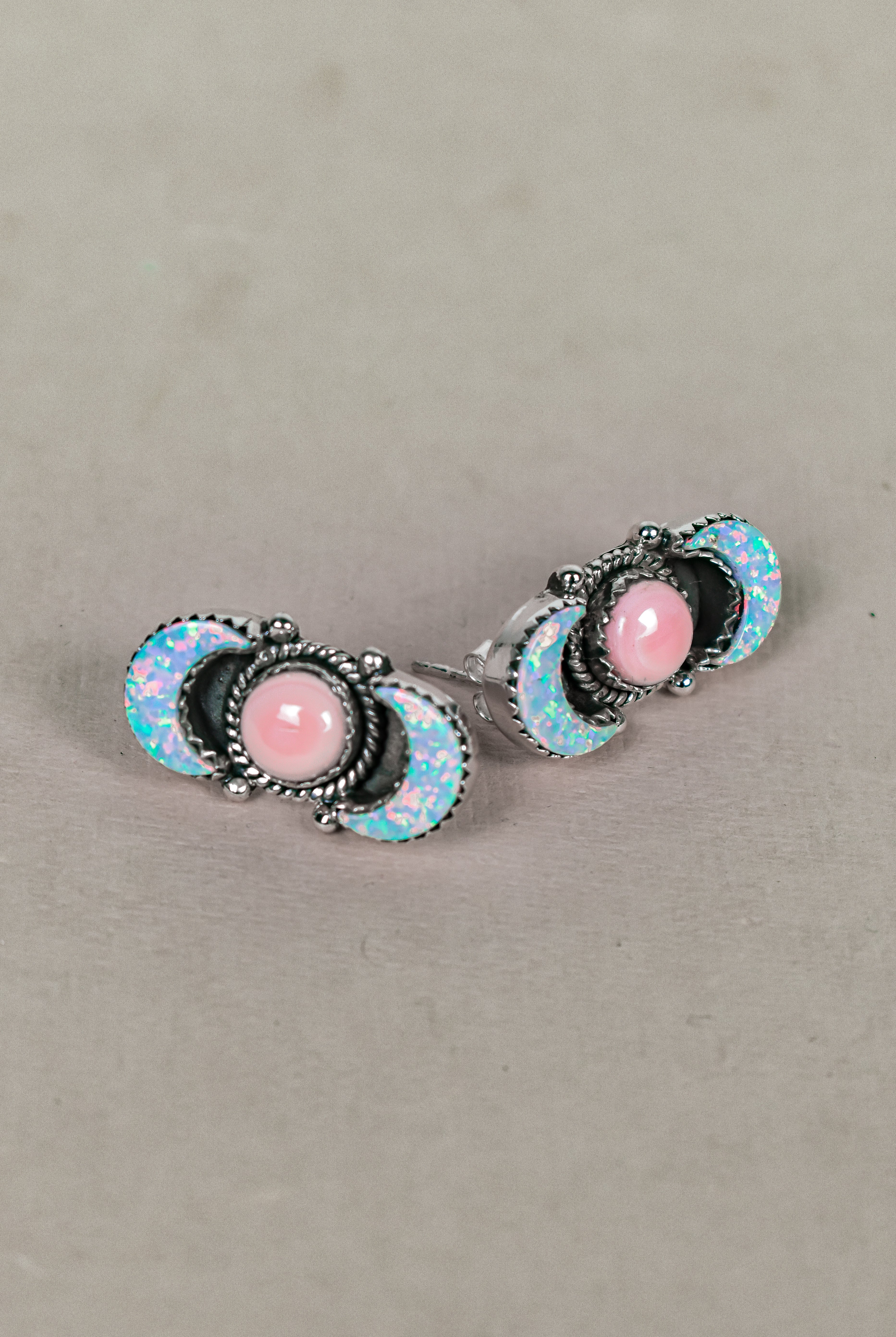 Lunar Crescent Sterling Silver Earring-Earrings-Krush Kandy, Women's Online Fashion Boutique Located in Phoenix, Arizona (Scottsdale Area)