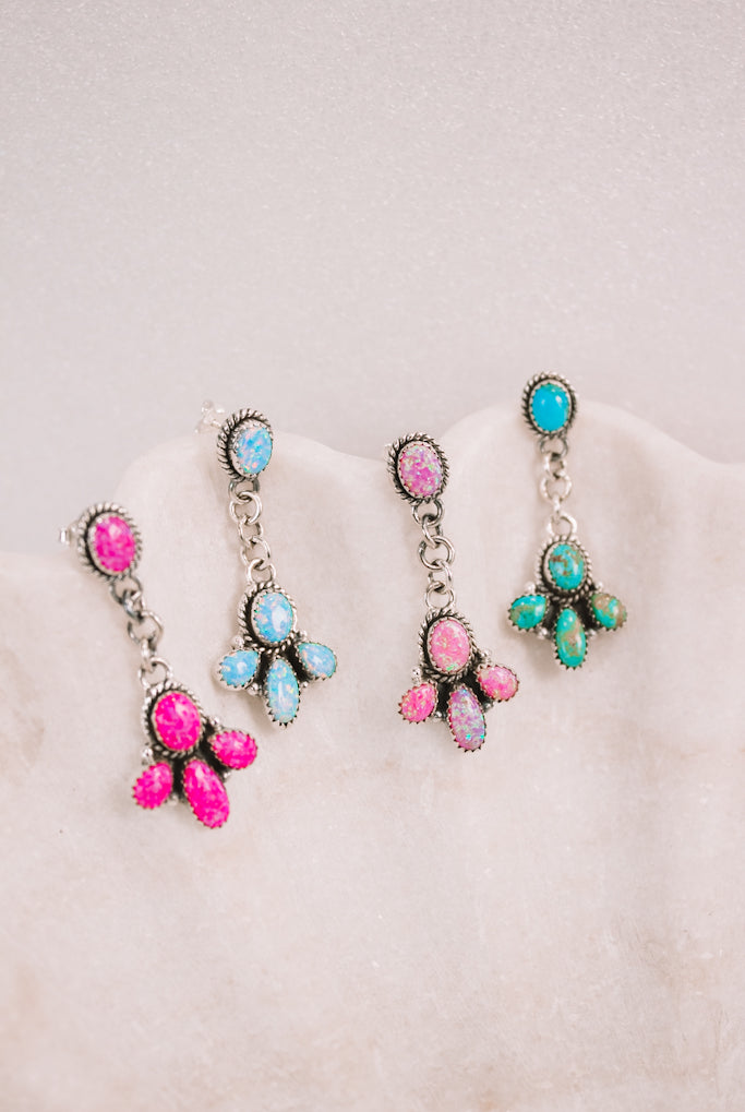 Dangle Cloved Chain Earrings-Drop Earrings-Krush Kandy, Women's Online Fashion Boutique Located in Phoenix, Arizona (Scottsdale Area)