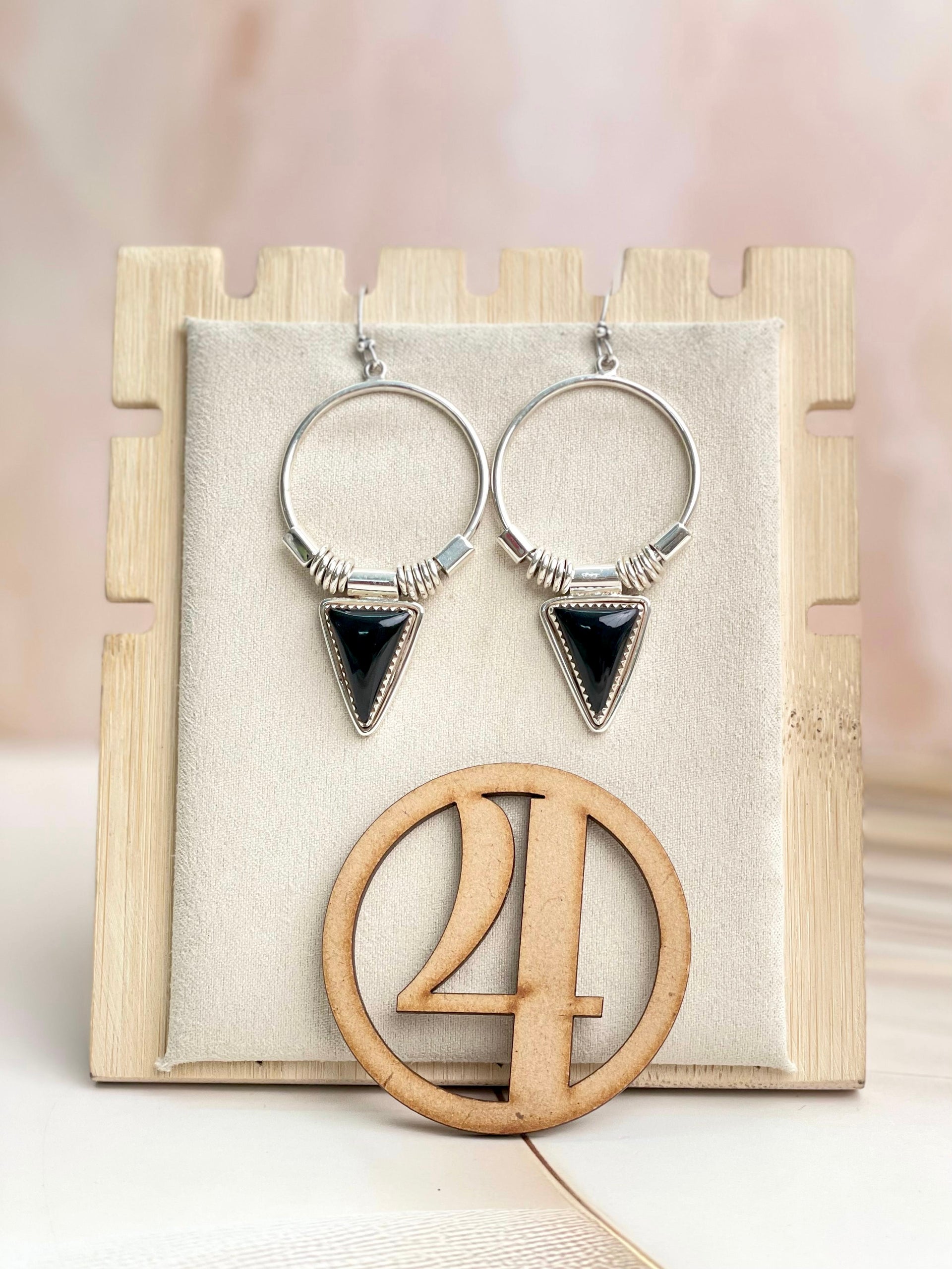 Southwest Triad Hoops sno 16-Earrings-Krush Kandy, Women's Online Fashion Boutique Located in Phoenix, Arizona (Scottsdale Area)
