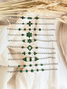 Irish Green Dahlia Bracelets sno 28-Bracelets-Krush Kandy, Women's Online Fashion Boutique Located in Phoenix, Arizona (Scottsdale Area)