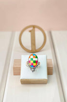 Summer Checkers Slab Rings-Rings-Krush Kandy, Women's Online Fashion Boutique Located in Phoenix, Arizona (Scottsdale Area)