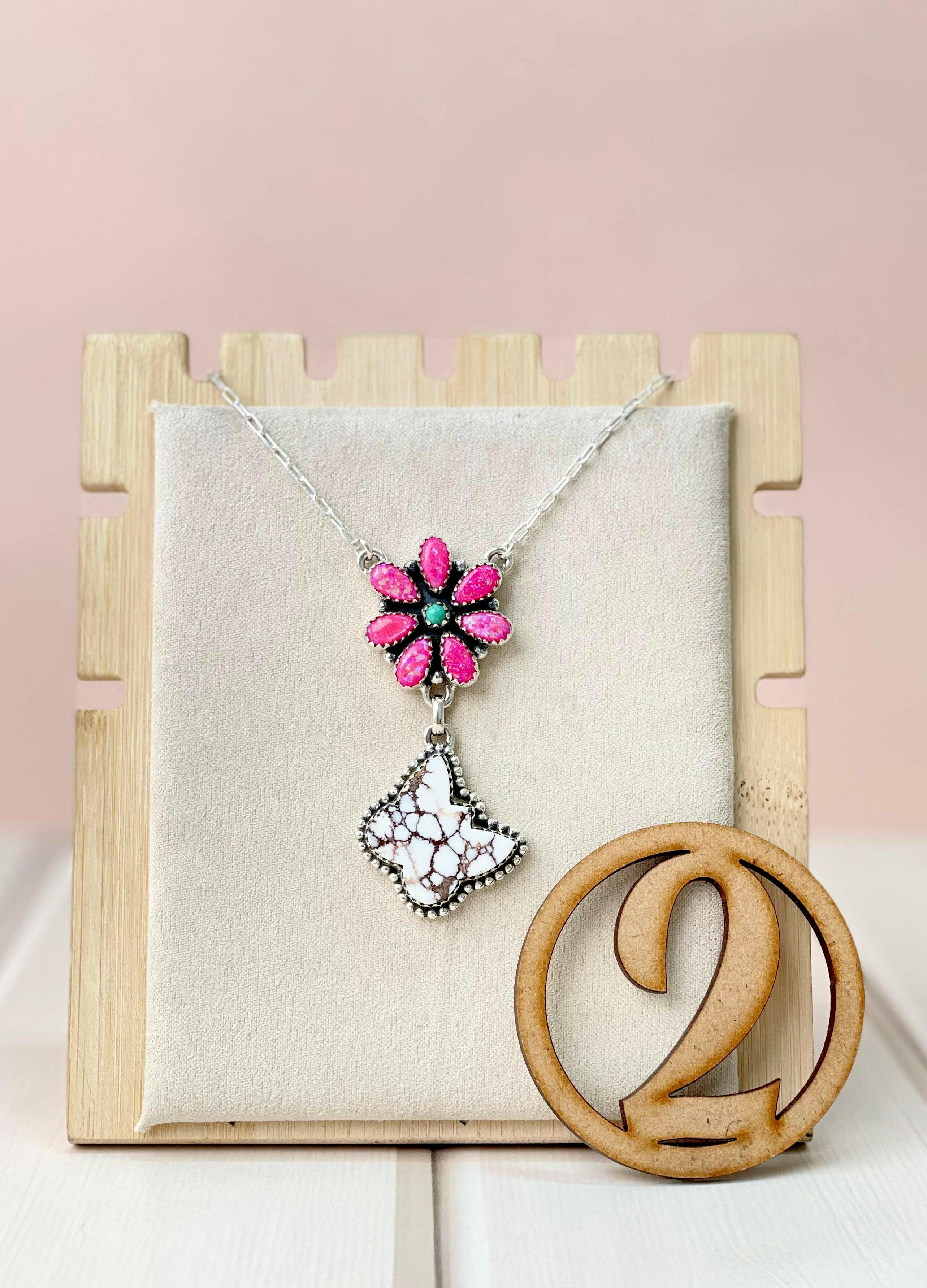 Butterfly in the Bloom Chain Pendants-Pendant Necklaces-Krush Kandy, Women's Online Fashion Boutique Located in Phoenix, Arizona (Scottsdale Area)