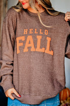 Hello Fall Knit Sweatshirt-Krush Kandy, Women's Online Fashion Boutique Located in Phoenix, Arizona (Scottsdale Area)