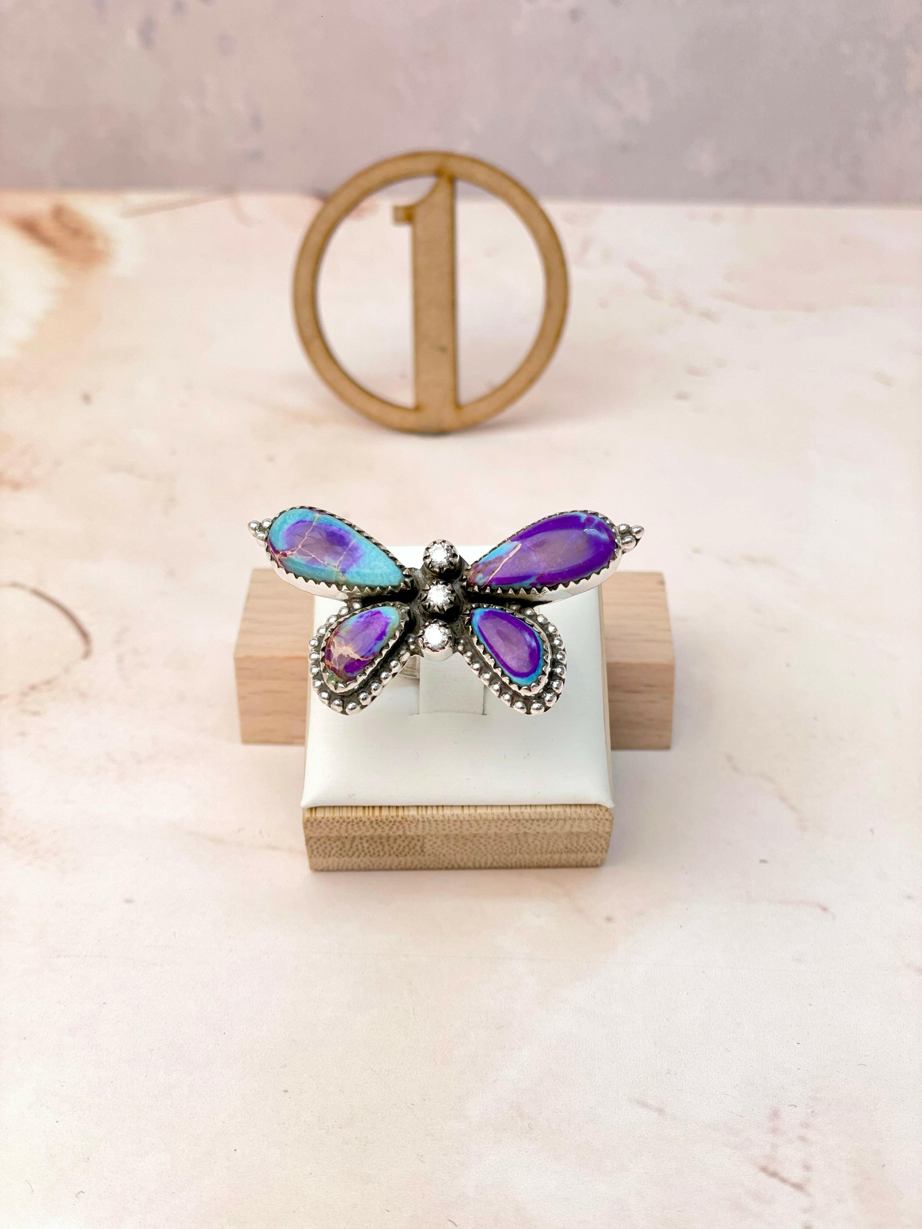 Jasper Butterfly in the Desert Rings-Rings-Krush Kandy, Women's Online Fashion Boutique Located in Phoenix, Arizona (Scottsdale Area)