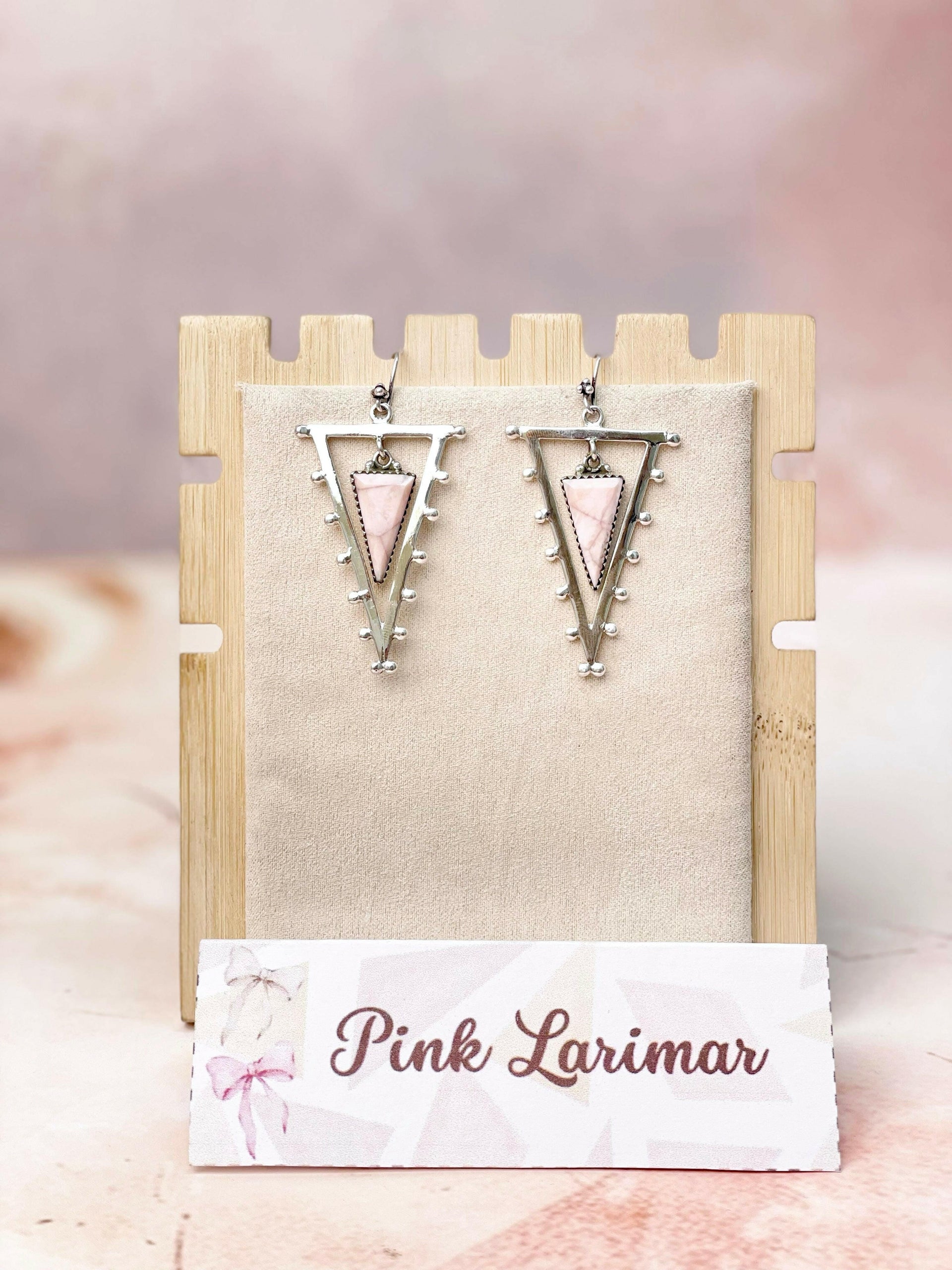 Tori's Bold Sterling Triad Stone Earrings | MADE TO ORDER-Earrings-Krush Kandy, Women's Online Fashion Boutique Located in Phoenix, Arizona (Scottsdale Area)