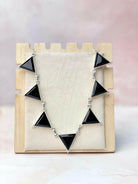 Tiffany's Triangle Necklace-Necklaces-Krush Kandy, Women's Online Fashion Boutique Located in Phoenix, Arizona (Scottsdale Area)