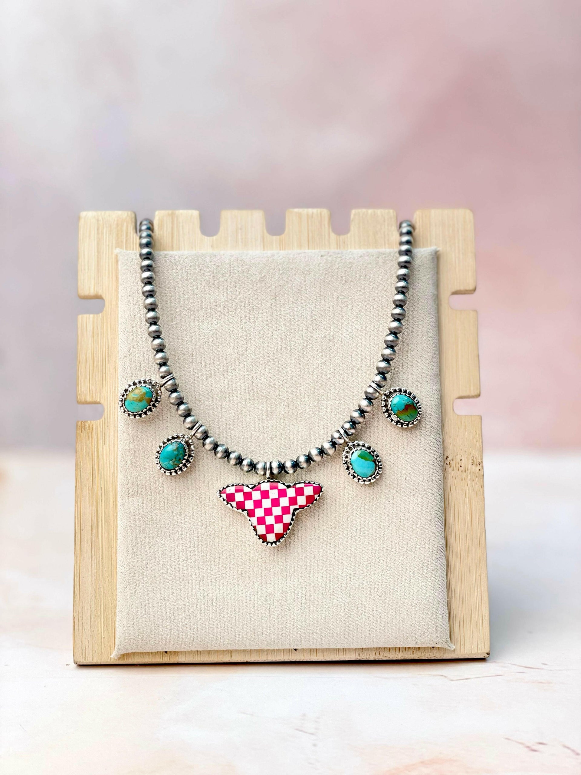 Belle Bull Desert Pearls Necklace-Necklaces-Krush Kandy, Women's Online Fashion Boutique Located in Phoenix, Arizona (Scottsdale Area)