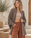 Bat Sleeve Knit Cardigan