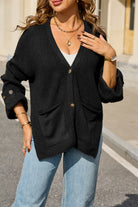 Everyday Basic Button Cardigan-Tops-Krush Kandy, Women's Online Fashion Boutique Located in Phoenix, Arizona (Scottsdale Area)