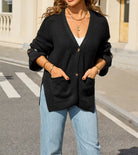 Everyday Basic Button Cardigan-Tops-Krush Kandy, Women's Online Fashion Boutique Located in Phoenix, Arizona (Scottsdale Area)