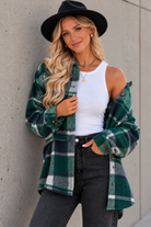Blonde Woman in Green Plaid Shacket.png