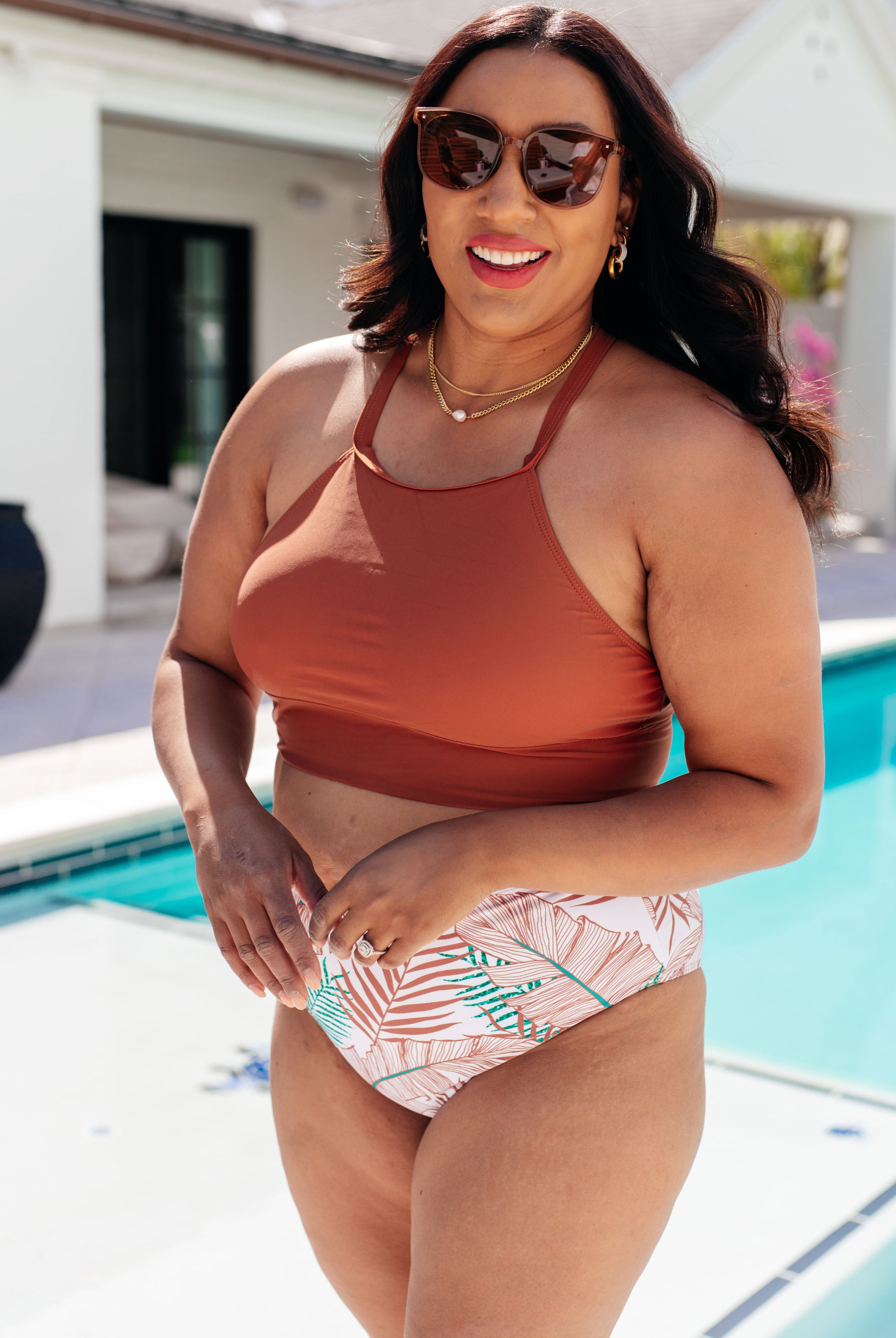 Bora Bora Halter Swim Top-Swimwear-Krush Kandy, Women's Online Fashion Boutique Located in Phoenix, Arizona (Scottsdale Area)
