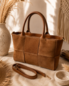 Borsa Grande in Camoscio Amanda