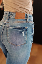 Bree High Rise Control Top Distressed Straight Jeans-Jeans-Krush Kandy, Women's Online Fashion Boutique Located in Phoenix, Arizona (Scottsdale Area)