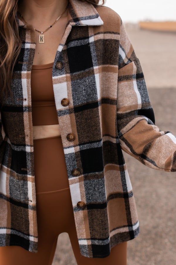 KM KII jacket offers plaid cardigan