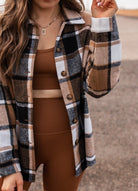 Kristyn's Fall Plaid Shacket | S-2X, 3 Colors-Jackets-Krush Kandy, Women's Online Fashion Boutique Located in Phoenix, Arizona (Scottsdale Area)