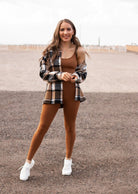 Kristyn's Fall Plaid Shacket | S-2X, 3 Colors-Jackets-Krush Kandy, Women's Online Fashion Boutique Located in Phoenix, Arizona (Scottsdale Area)