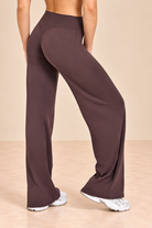 Brown Flared Yoga Pants Studio Shot.png