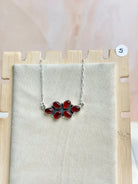 Amber, Turquoise & Crystal Dainty Necklace-Necklaces-Krush Kandy, Women's Online Fashion Boutique Located in Phoenix, Arizona (Scottsdale Area)