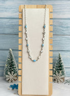 Winter Frost Golden Hills Line Necklace-Necklaces-Krush Kandy, Women's Online Fashion Boutique Located in Phoenix, Arizona (Scottsdale Area)
