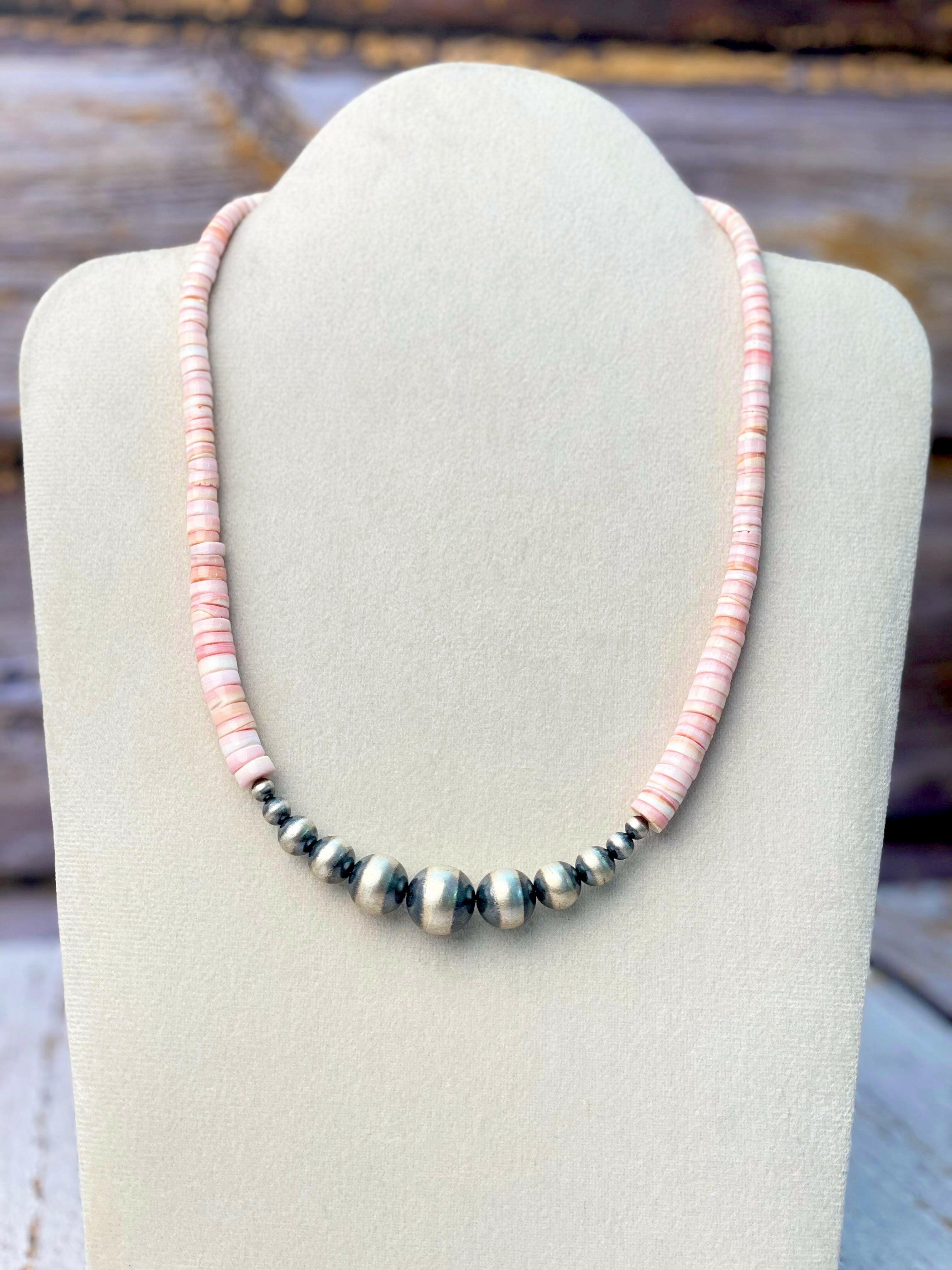 Queen Conch and Desert Pearls Statement Necklace-Necklaces-Krush Kandy, Women's Online Fashion Boutique Located in Phoenix, Arizona (Scottsdale Area)