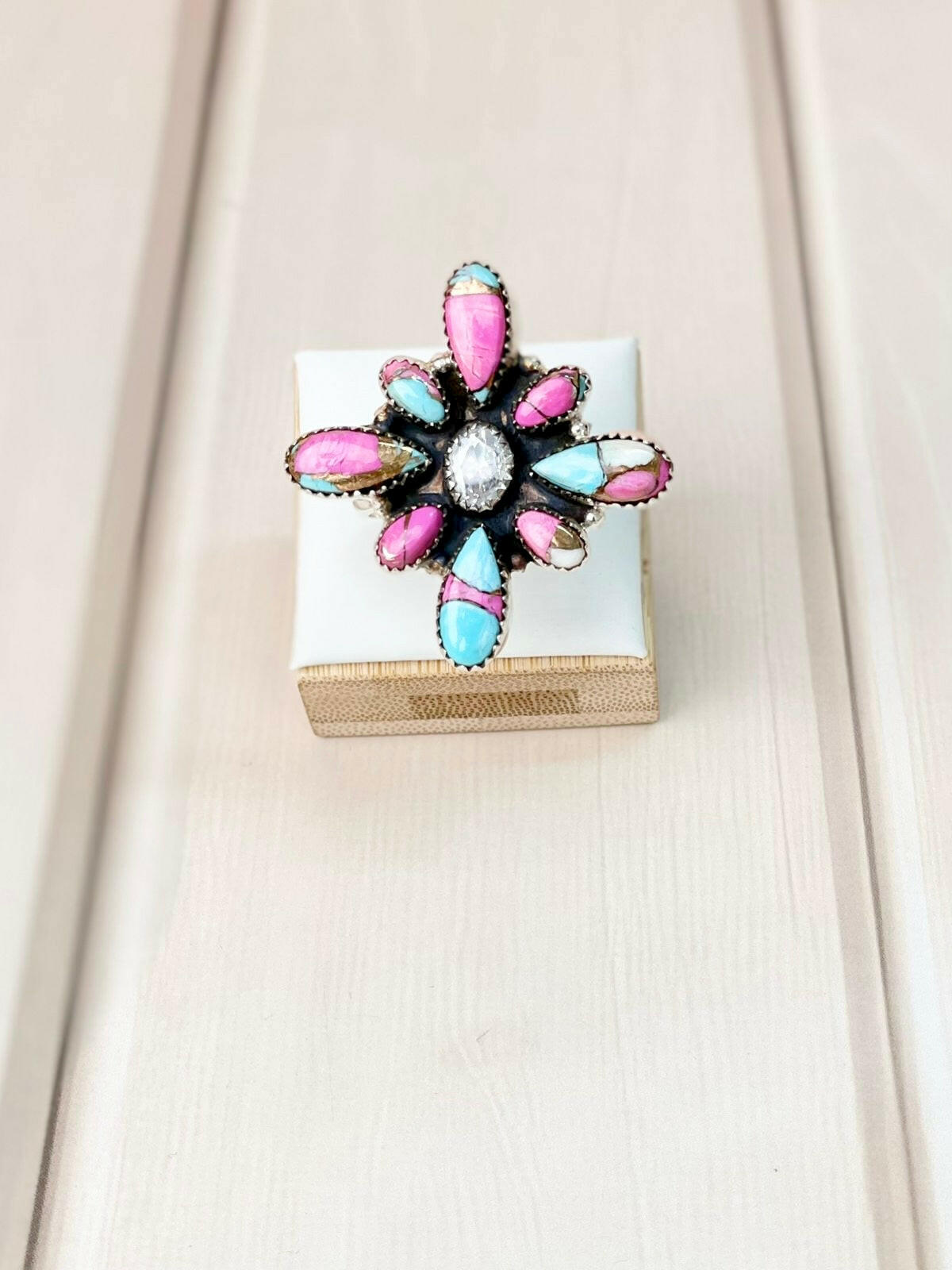 Western Chic Cotton Candy Ring-Rings-Krush Kandy, Women's Online Fashion Boutique Located in Phoenix, Arizona (Scottsdale Area)