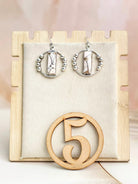 Boho Bar Balls Hoops-Earrings-Krush Kandy, Women's Online Fashion Boutique Located in Phoenix, Arizona (Scottsdale Area)