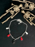 Halloween Necklace Rosarita & Black Onyx sno 2-Necklaces-Krush Kandy, Women's Online Fashion Boutique Located in Phoenix, Arizona (Scottsdale Area)