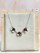 Amber, Turquoise & Crystal Necklaces-Necklaces-Krush Kandy, Women's Online Fashion Boutique Located in Phoenix, Arizona (Scottsdale Area)