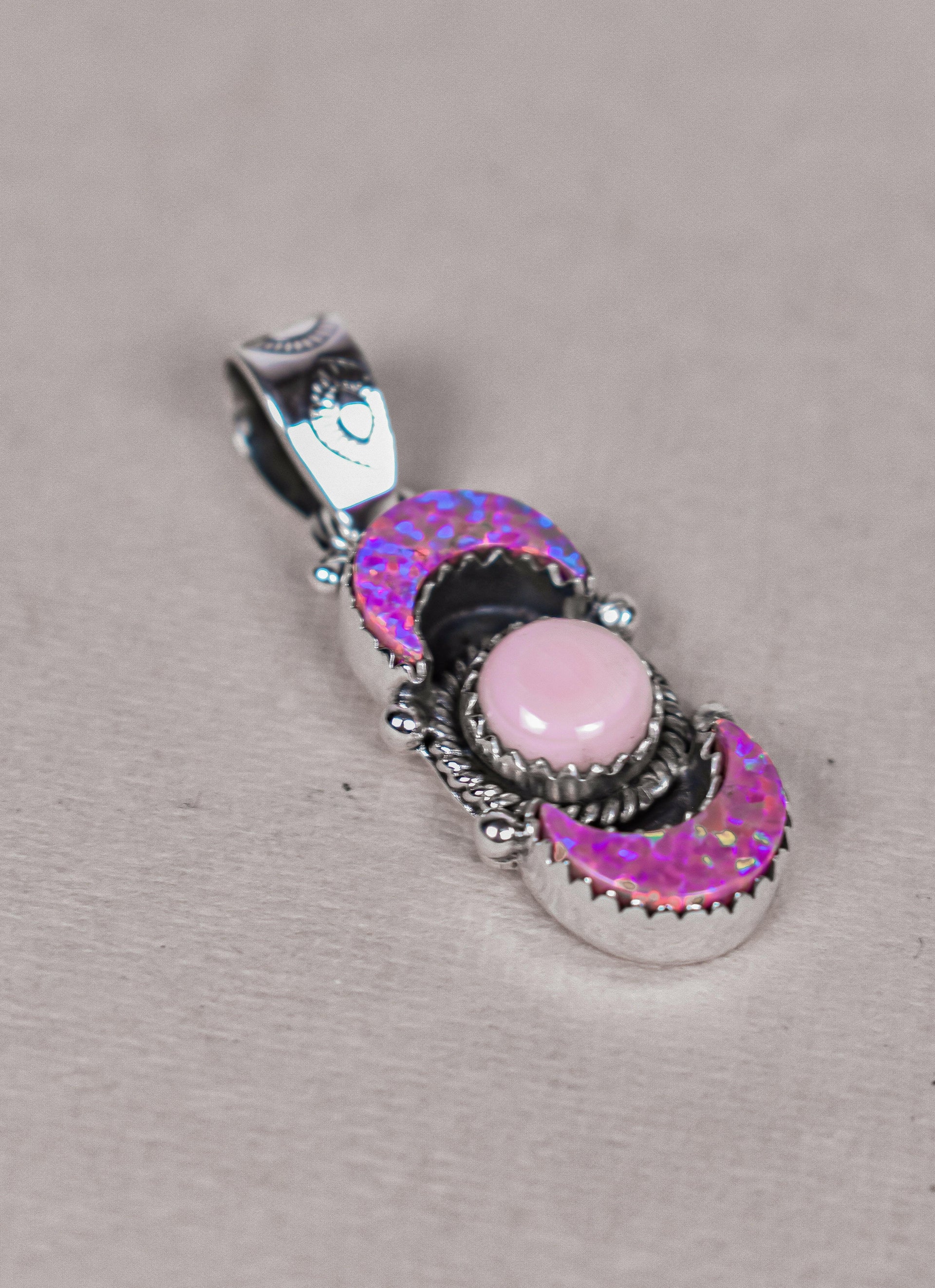 Lunar Crescent Pendant-Pendant Necklaces-Krush Kandy, Women's Online Fashion Boutique Located in Phoenix, Arizona (Scottsdale Area)