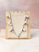 Tiffany's Triangle Necklace-Necklaces-Krush Kandy, Women's Online Fashion Boutique Located in Phoenix, Arizona (Scottsdale Area)