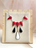 Halloween Necklace Rosarita & Black Onyx sno 7-Necklaces-Krush Kandy, Women's Online Fashion Boutique Located in Phoenix, Arizona (Scottsdale Area)