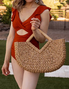 Kehlani Straw Tote-Purses & Bags-Krush Kandy, Women's Online Fashion Boutique Located in Phoenix, Arizona (Scottsdale Area)