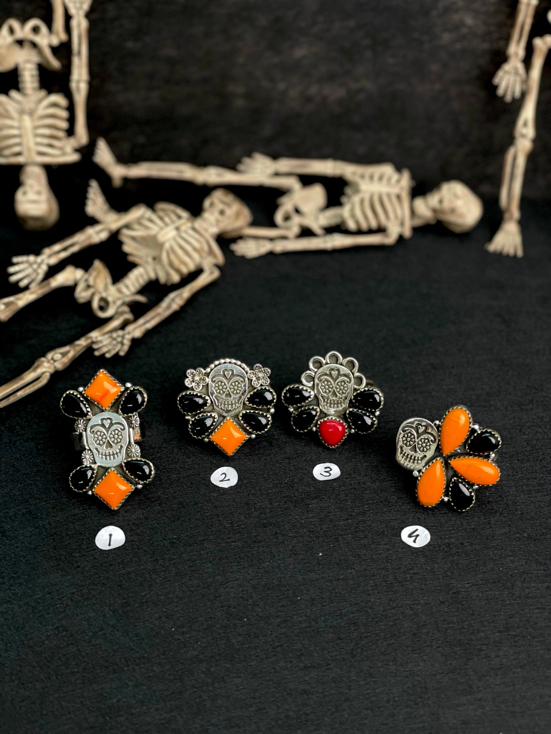 Halloween Rings Rosarita & Black Onyx sno 19-Rings-Krush Kandy, Women's Online Fashion Boutique Located in Phoenix, Arizona (Scottsdale Area)