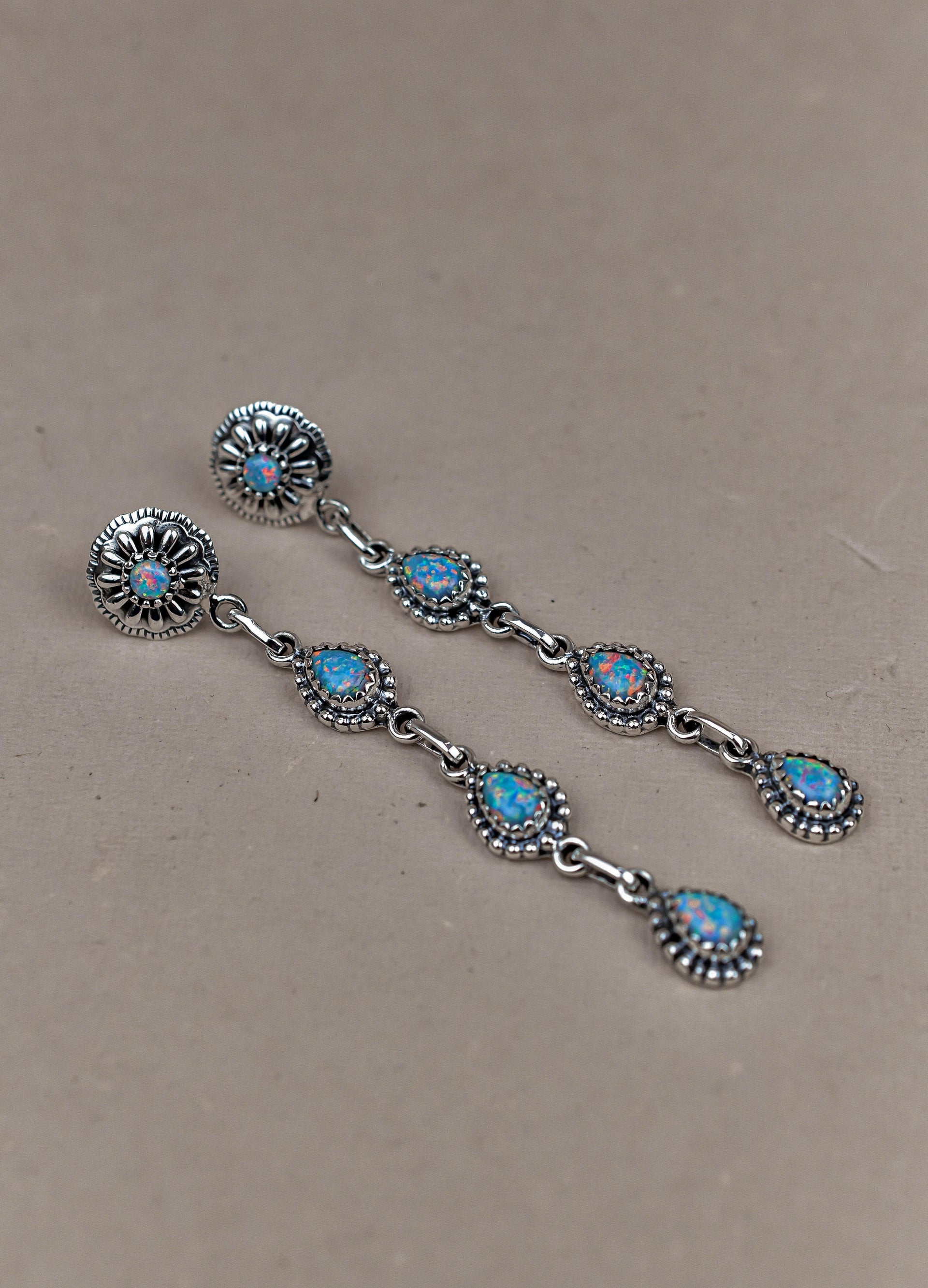 Sterling Silver Tear Drop Earrings-Drop Earrings-Krush Kandy, Women's Online Fashion Boutique Located in Phoenix, Arizona (Scottsdale Area)