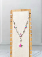 Cotton Candy Statement Necklace Bno. 17-Necklaces-Krush Kandy, Women's Online Fashion Boutique Located in Phoenix, Arizona (Scottsdale Area)