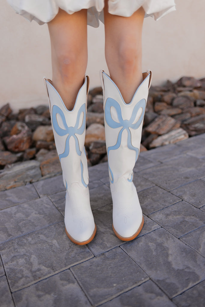 Western Bow Detail Boots-Boots-Krush Kandy, Women's Online Fashion Boutique Located in Phoenix, Arizona (Scottsdale Area)