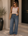 Candy Stripe Knit Tank