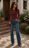 Bloom Muse Sheer Mesh Top