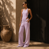Brown Wide Leg Pants