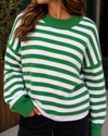 Easy Rhythm Striped Relaxed Knit Sweater