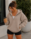 Easy Pace Half-Zip Hooded Pullover