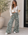 Rebel Drift Camo Wide Leg Pants