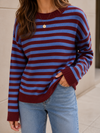 Coastal Stripe Relaxed Knit Sweater