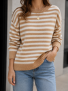 Coastal Stripe Relaxed Knit Sweater