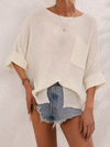 Breezy Escape Lightweight Knit Pullover