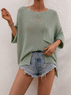 Breezy Escape Lightweight Knit Pullover