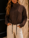 Midnight Muse Polka Dot Windbreaker Jacket
