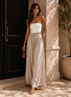 Coastline Tie Waist Palazzo Pants